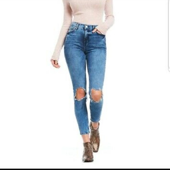 NWT Free People high rise skinny jeans. Sz 26 - Picture 6 of 6
